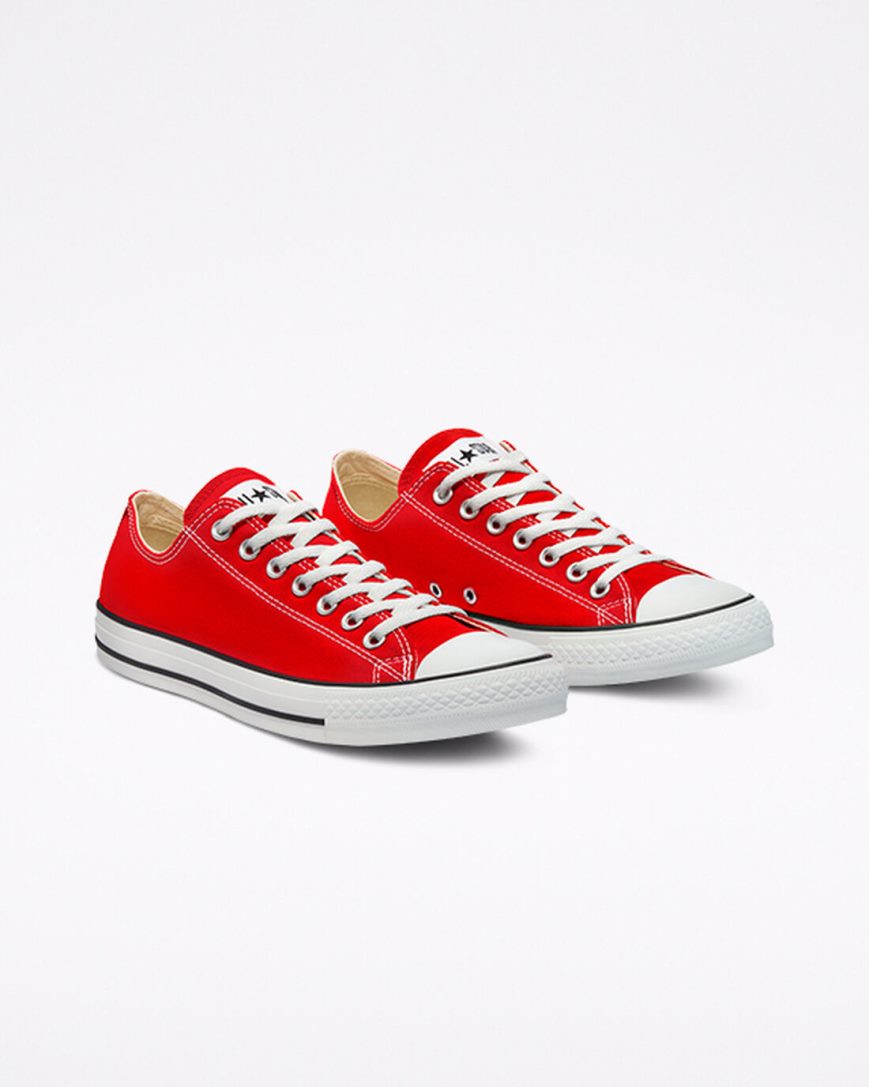 Tenis Converse Chuck Taylor All Star Classicos Cano Baixo Masculino Vermelhas | PT N039741